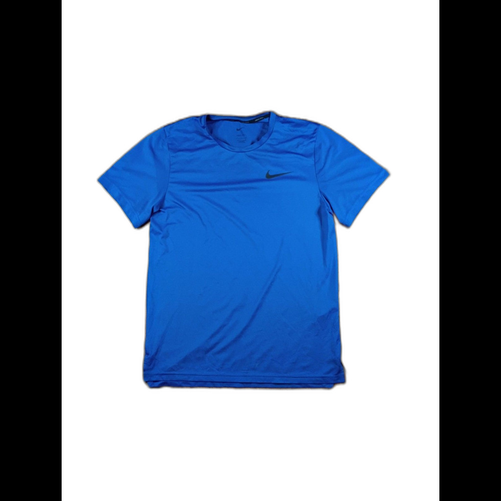 Nike Pro Dri-Fit Shirt Mens S Blue Short Sleeve